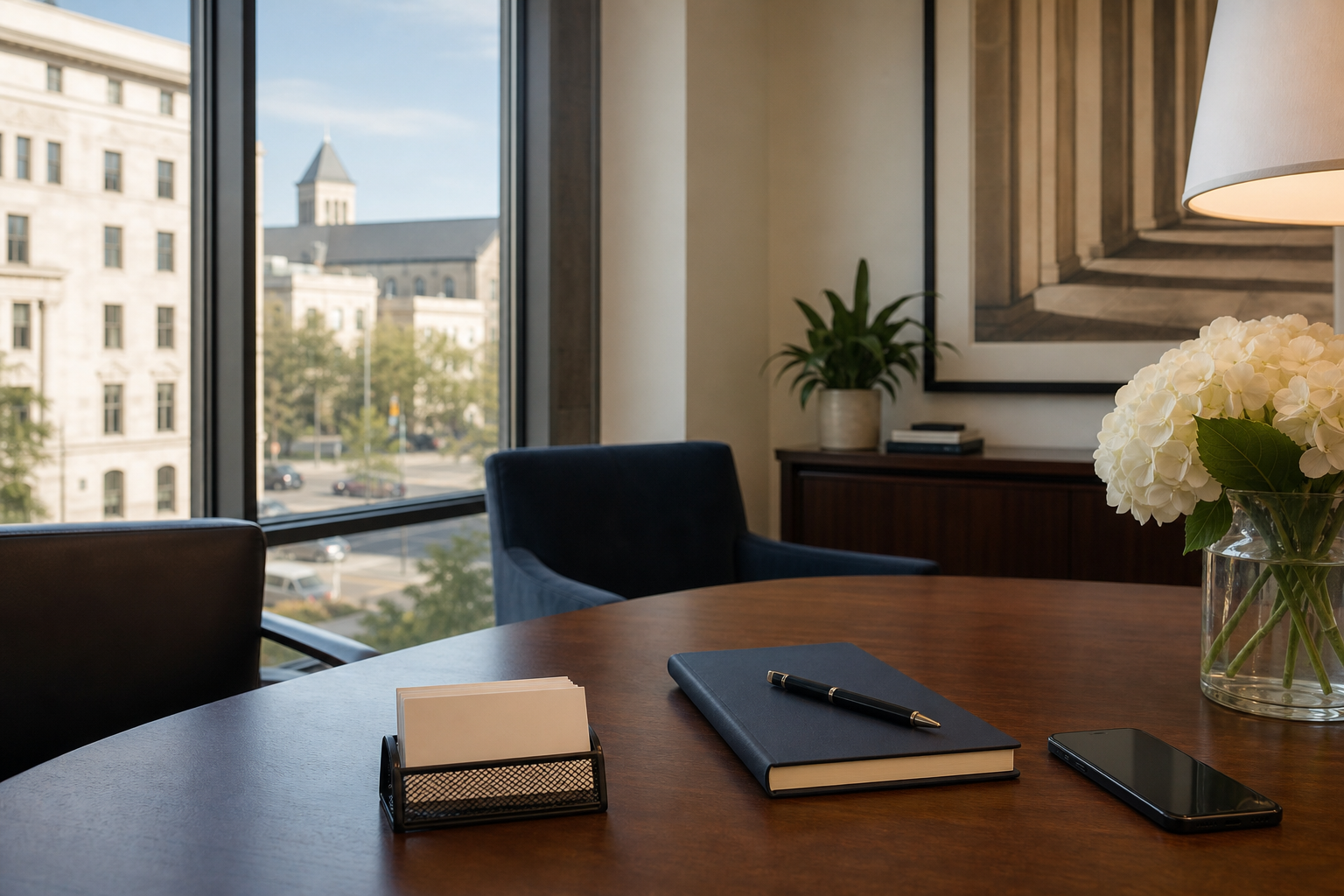 Professional D.C. office setting